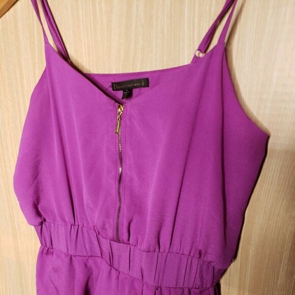 Lucca Couture Purple Romper With Adjustable Strap - Picture 3 of 8